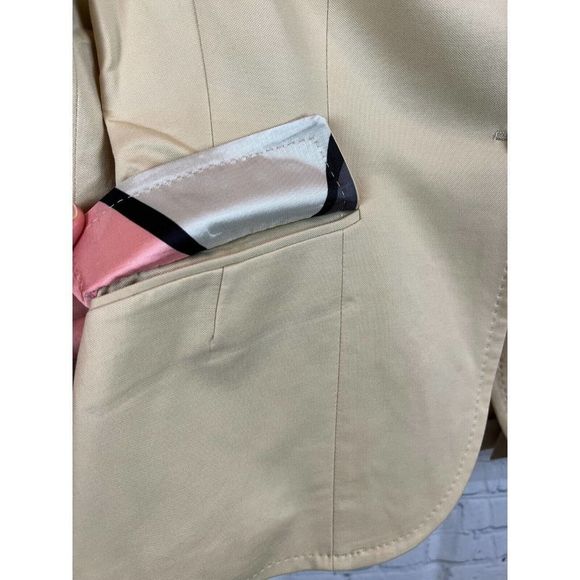 PAUL SMITH women cream ivory half-lined classic jacket skirt suit size 44 8 NWOT - Picture 4 of 16